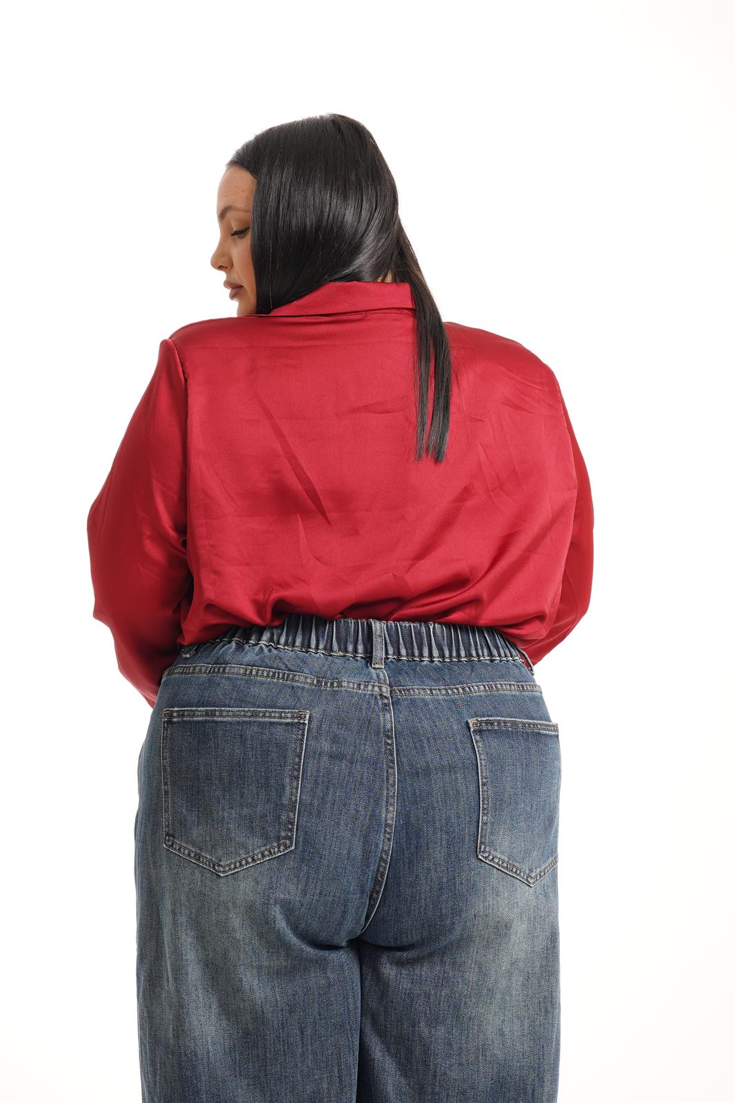 Camicia Bea Bordeaux