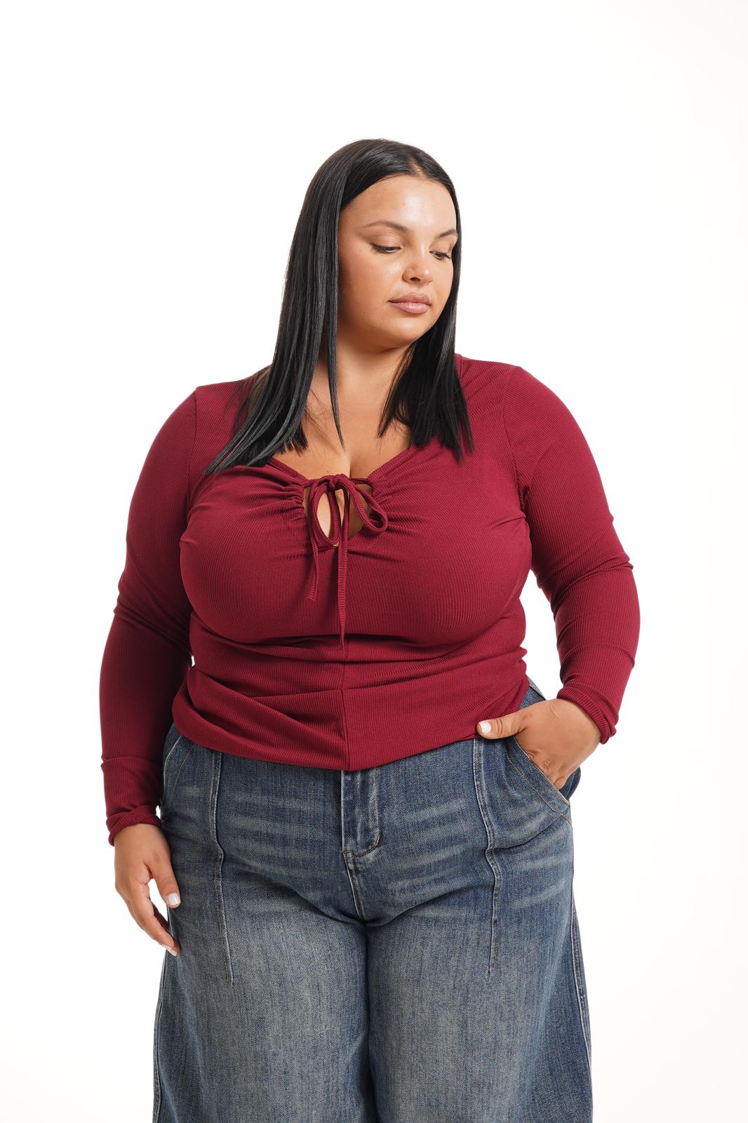 Maglia Ornella Bordeaux