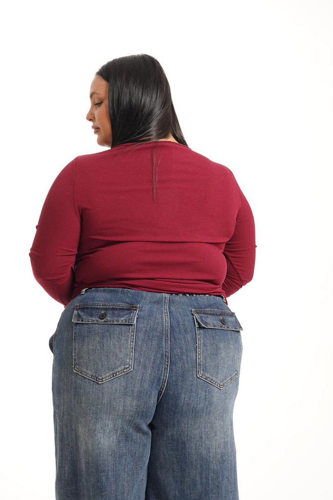 Maglia Ornella Bordeaux
