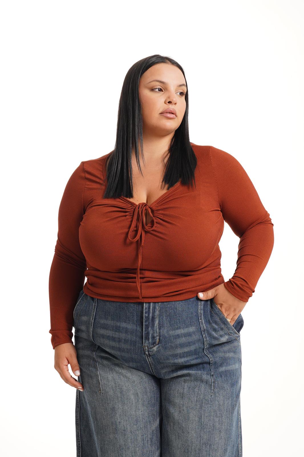 Maglia Ornella Ruggine