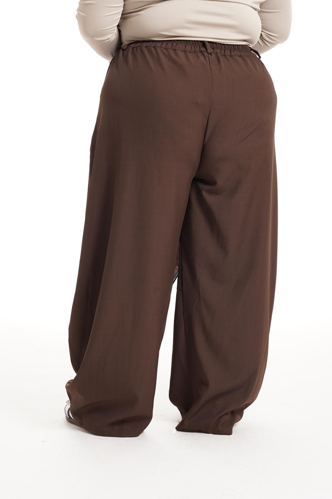 Pantalone Balloon Marrone