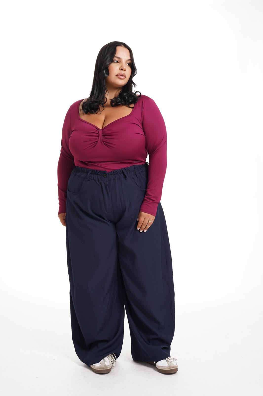 Pantalone Balloon Blu
