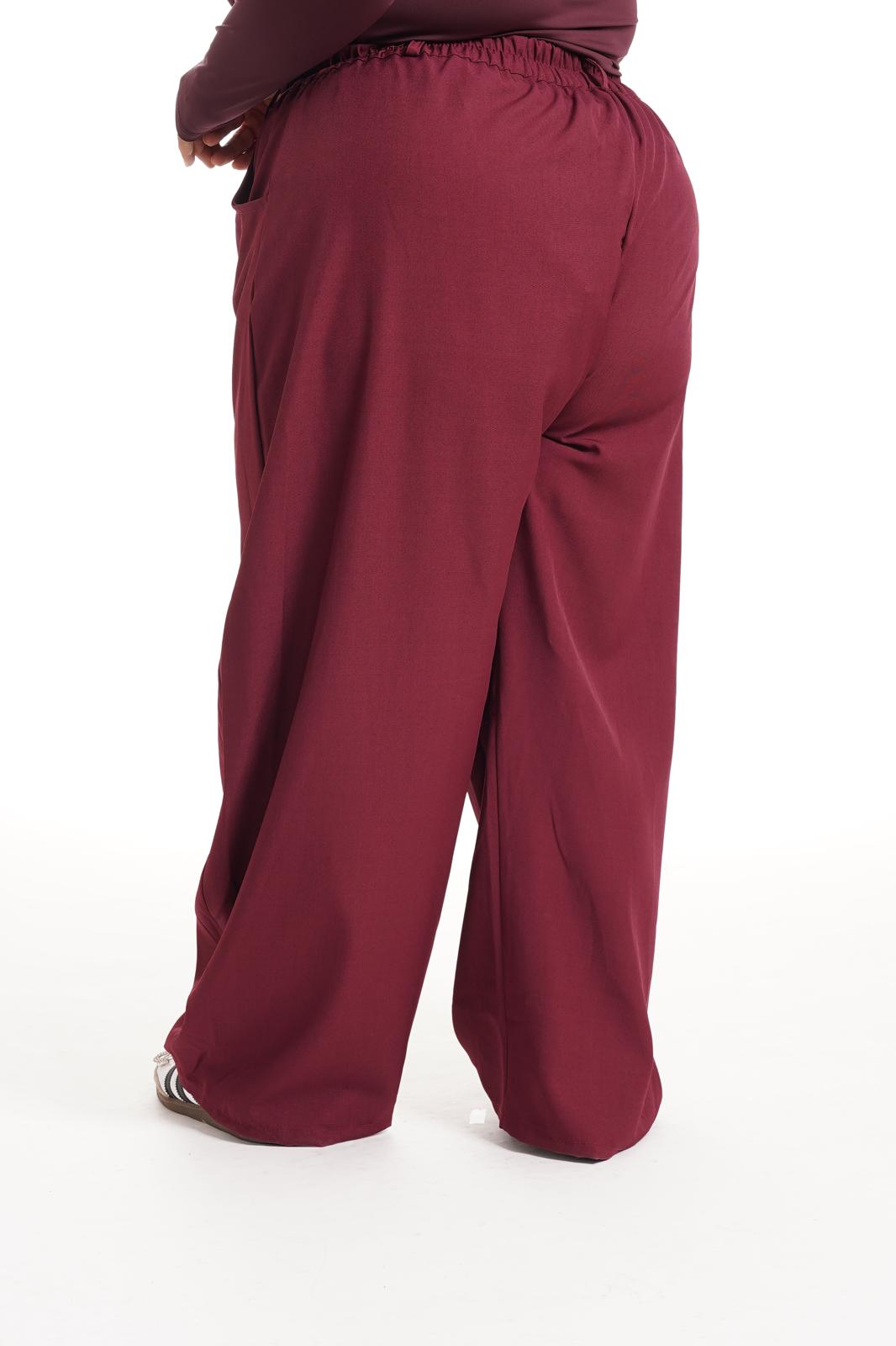 Pantalone Balloon Bordeaux