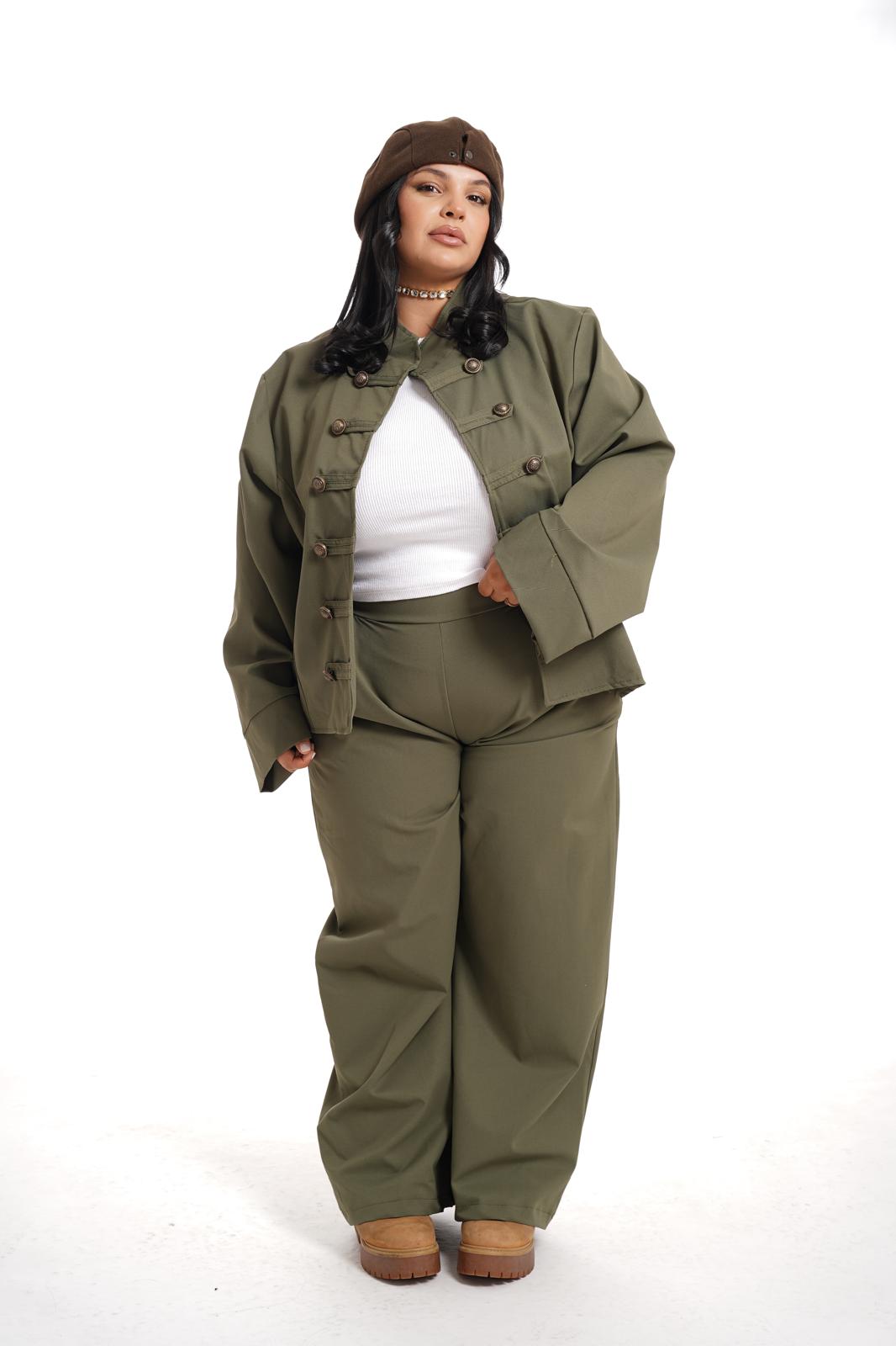 Tailleur Botton Verde
