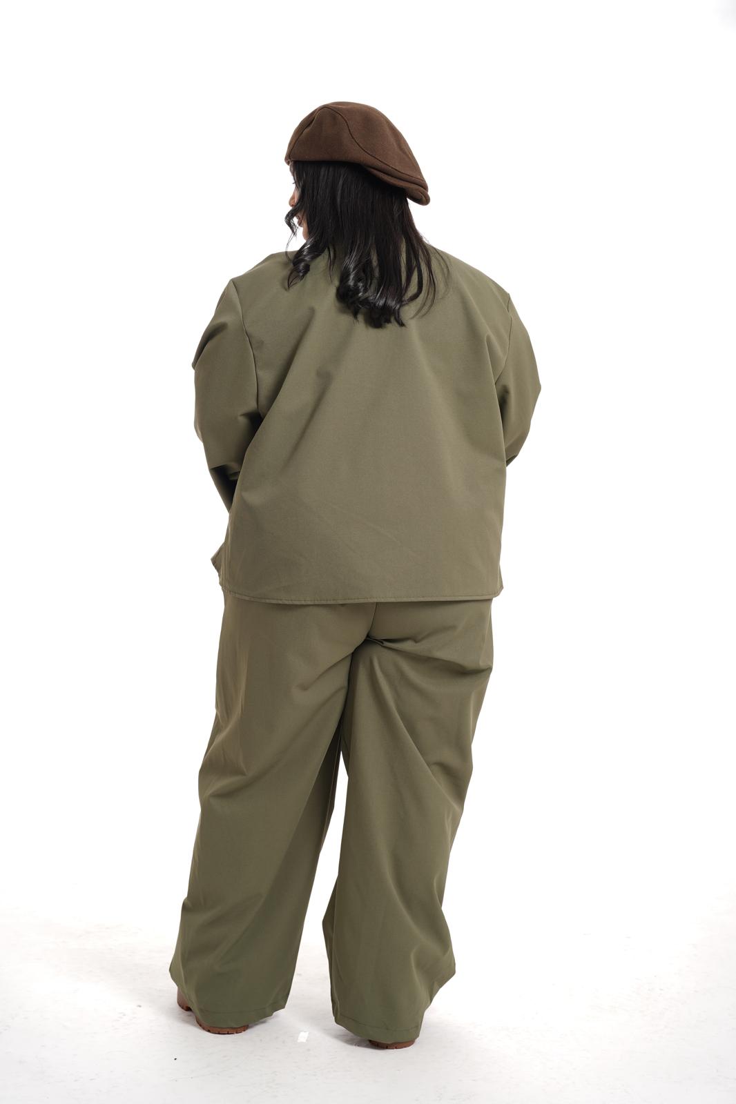 Tailleur Botton Verde