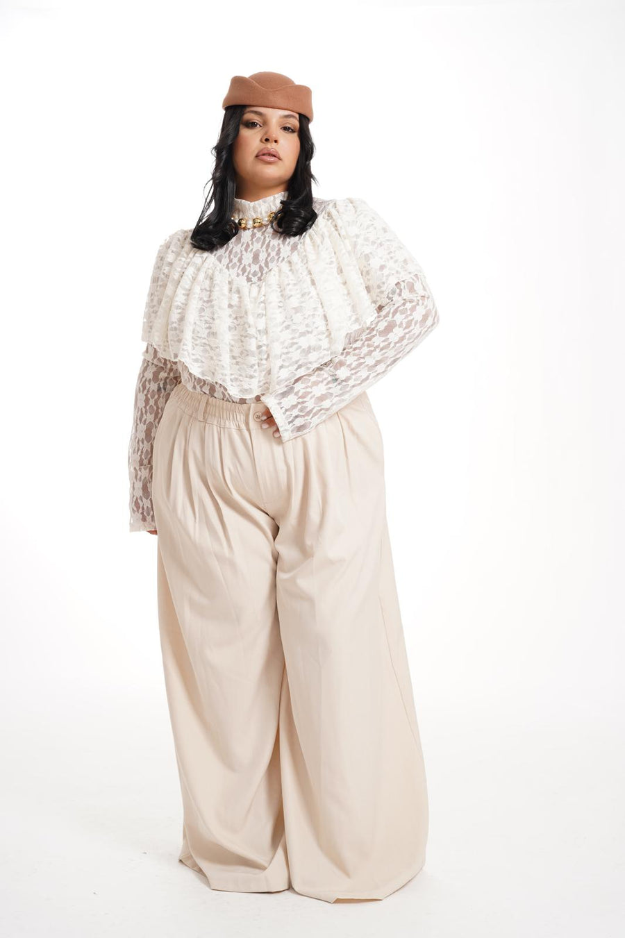 Pantalone Classic Panna