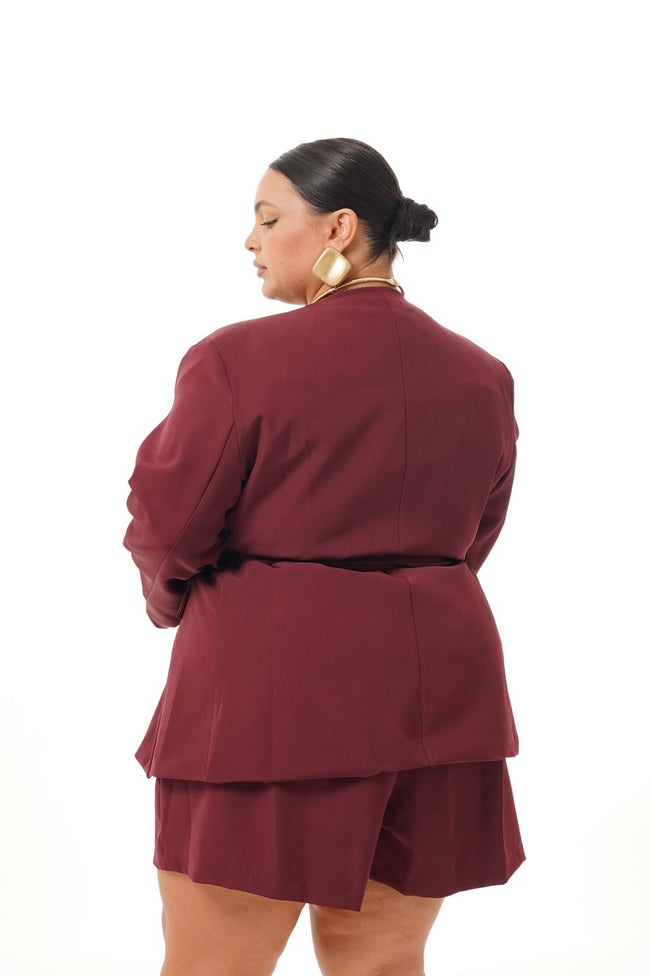 Giacca Fiocco Bordeaux