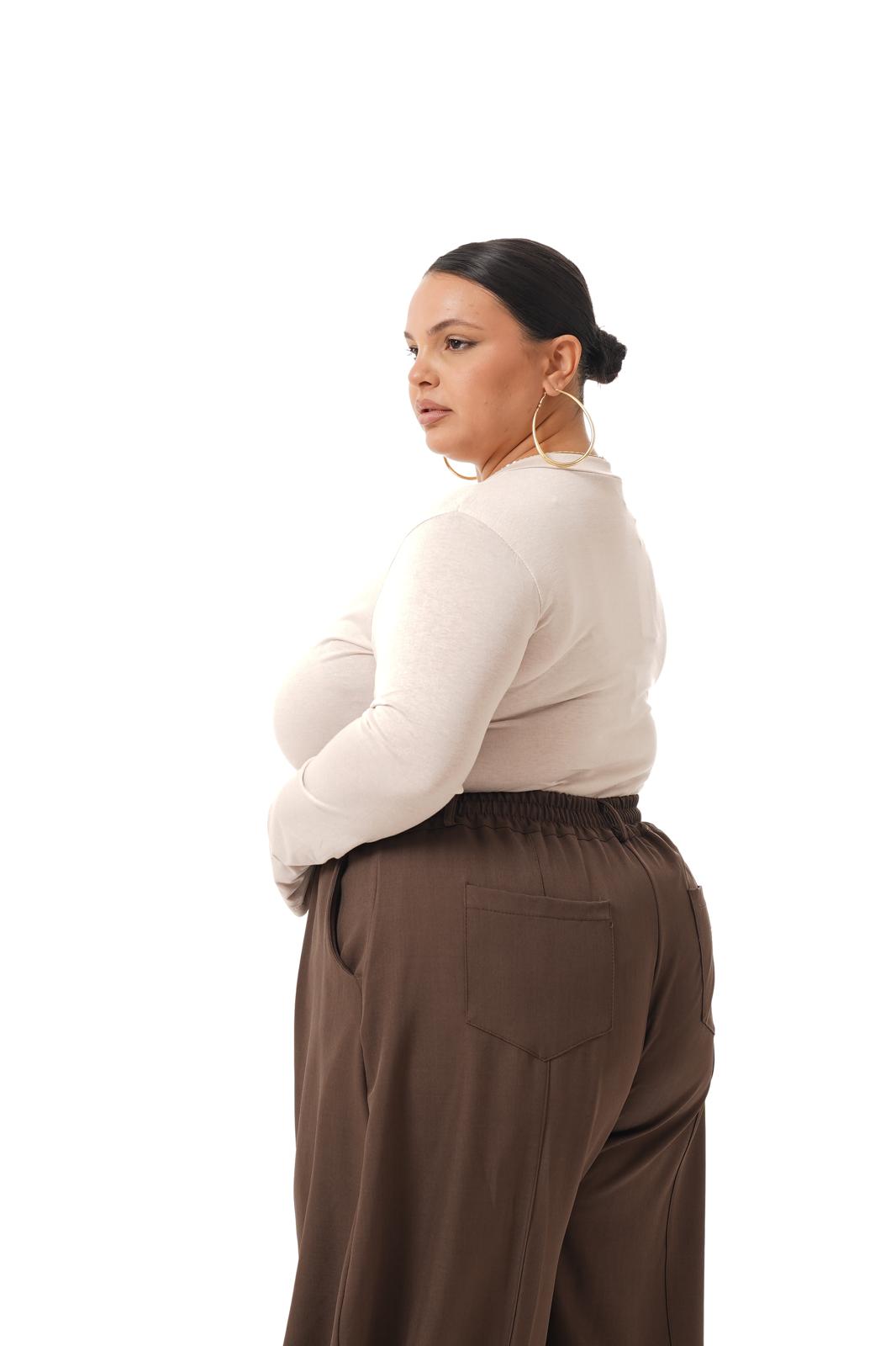 Maglia Bottoncini Panna