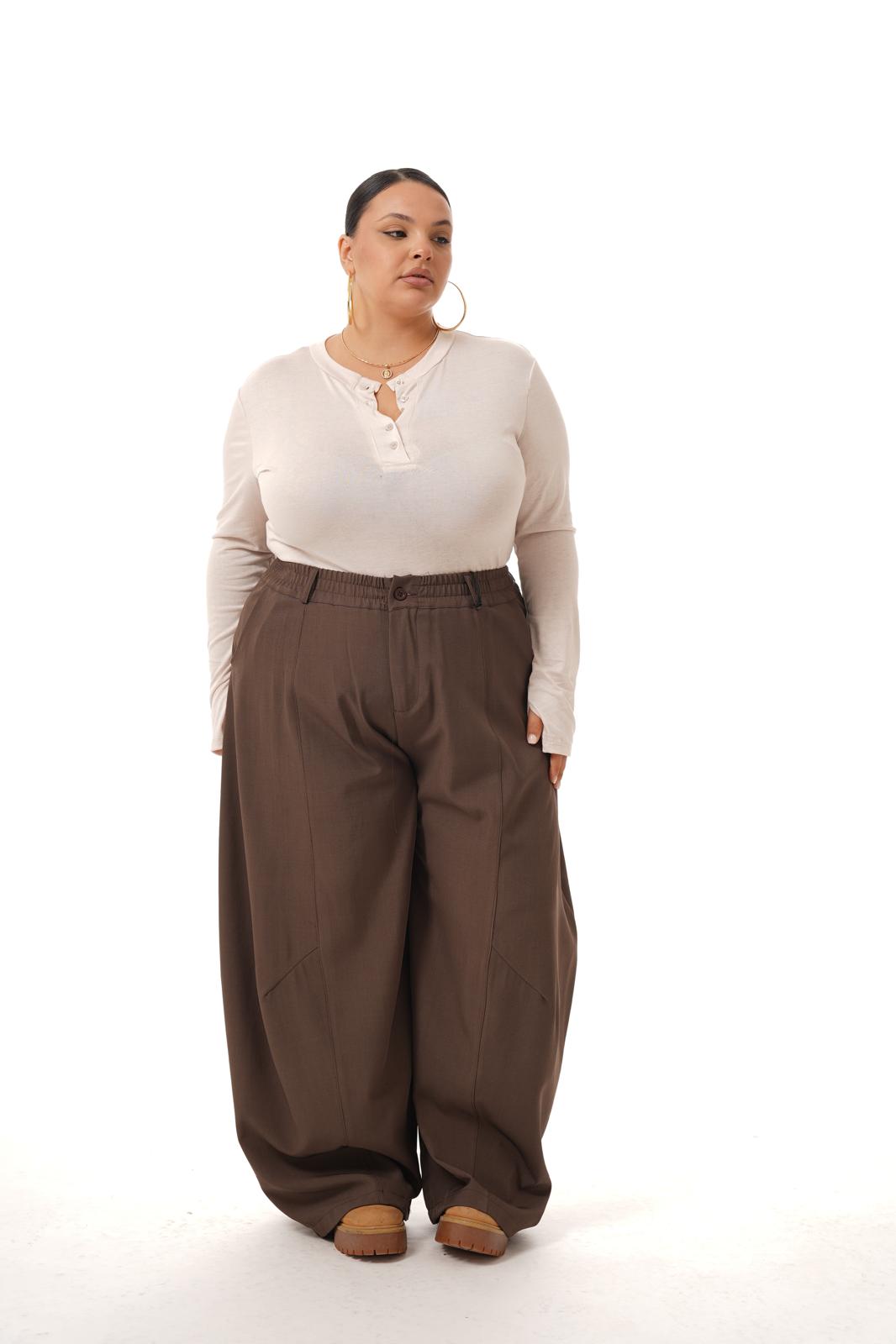 Pantalone Number Marrone