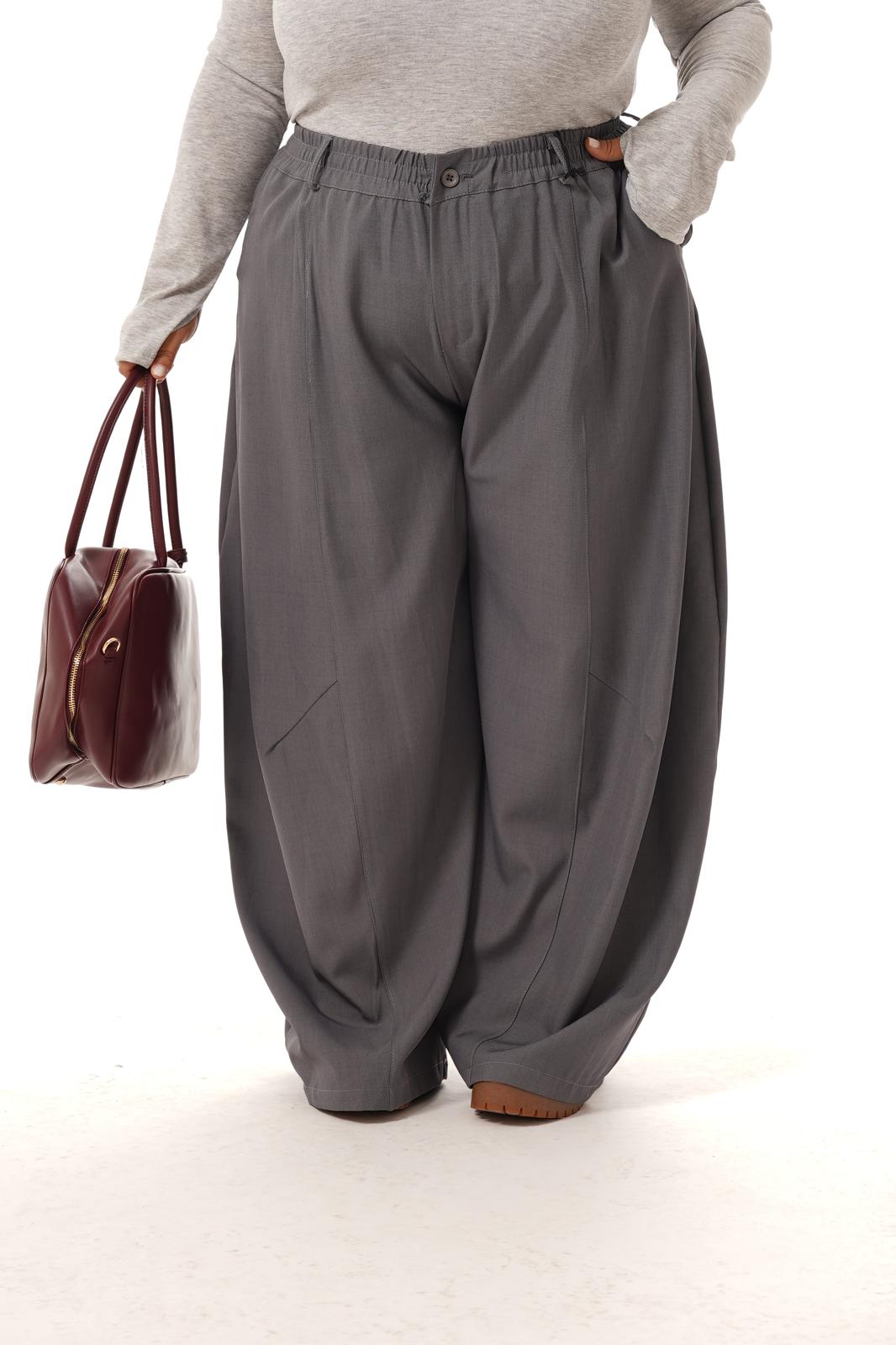 Pantalone Number Grigio
