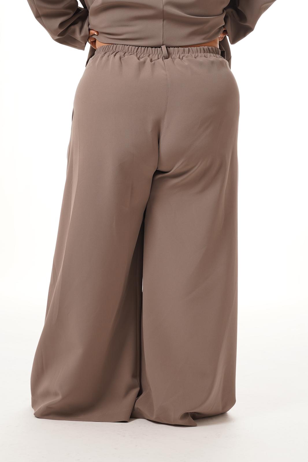 Tailleur Asimmetrico Tortora