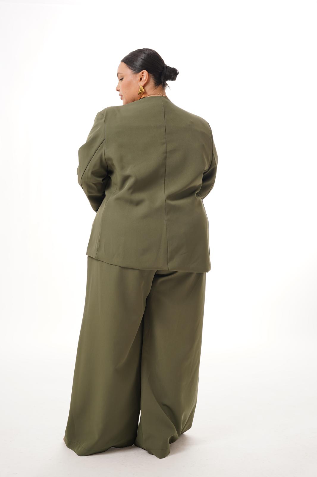Tailleur Asimmetrico Verde