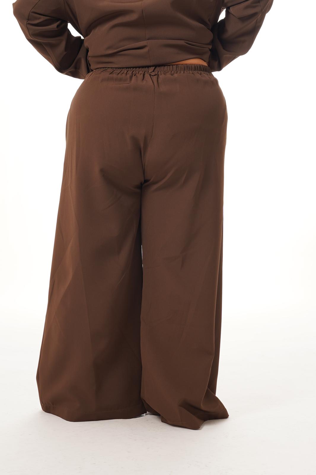 Tailleur Asimmetrico Marrone