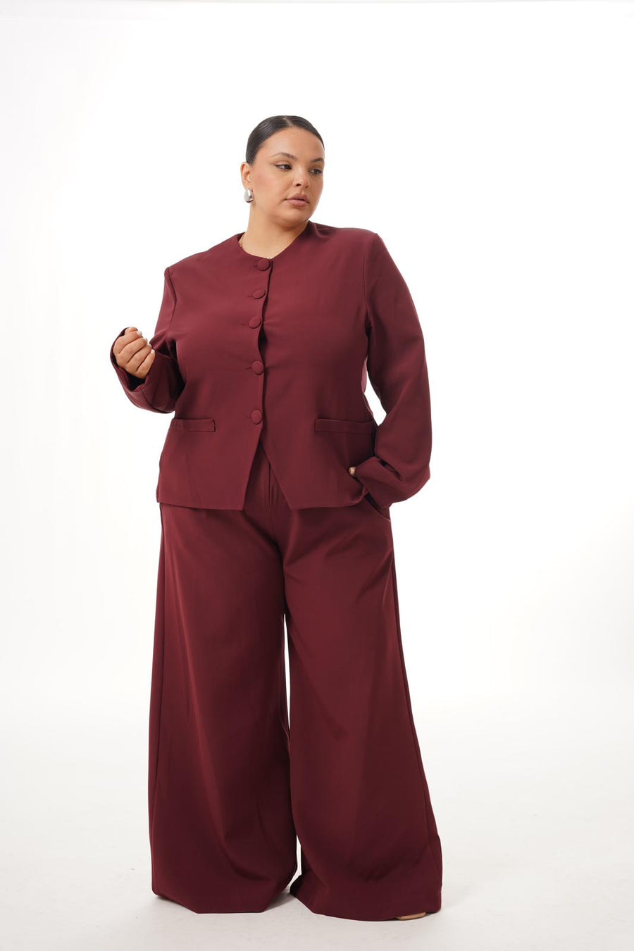 Tailleur Zaira Bordeaux