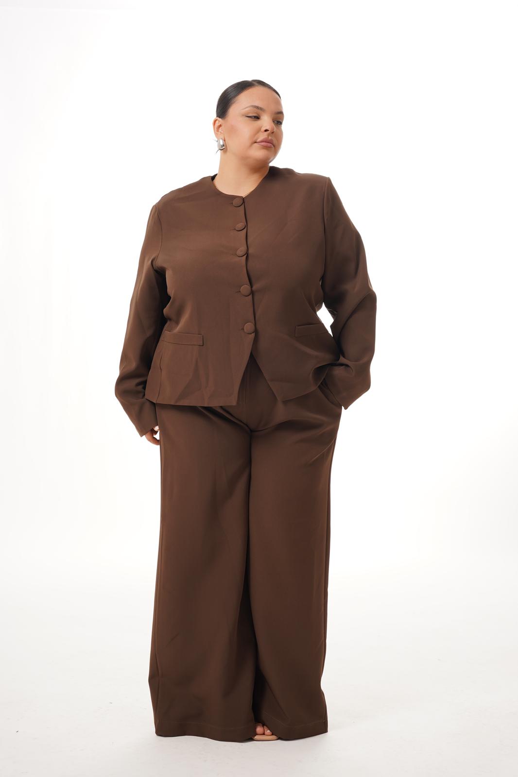 Tailleur Zaira Marrone