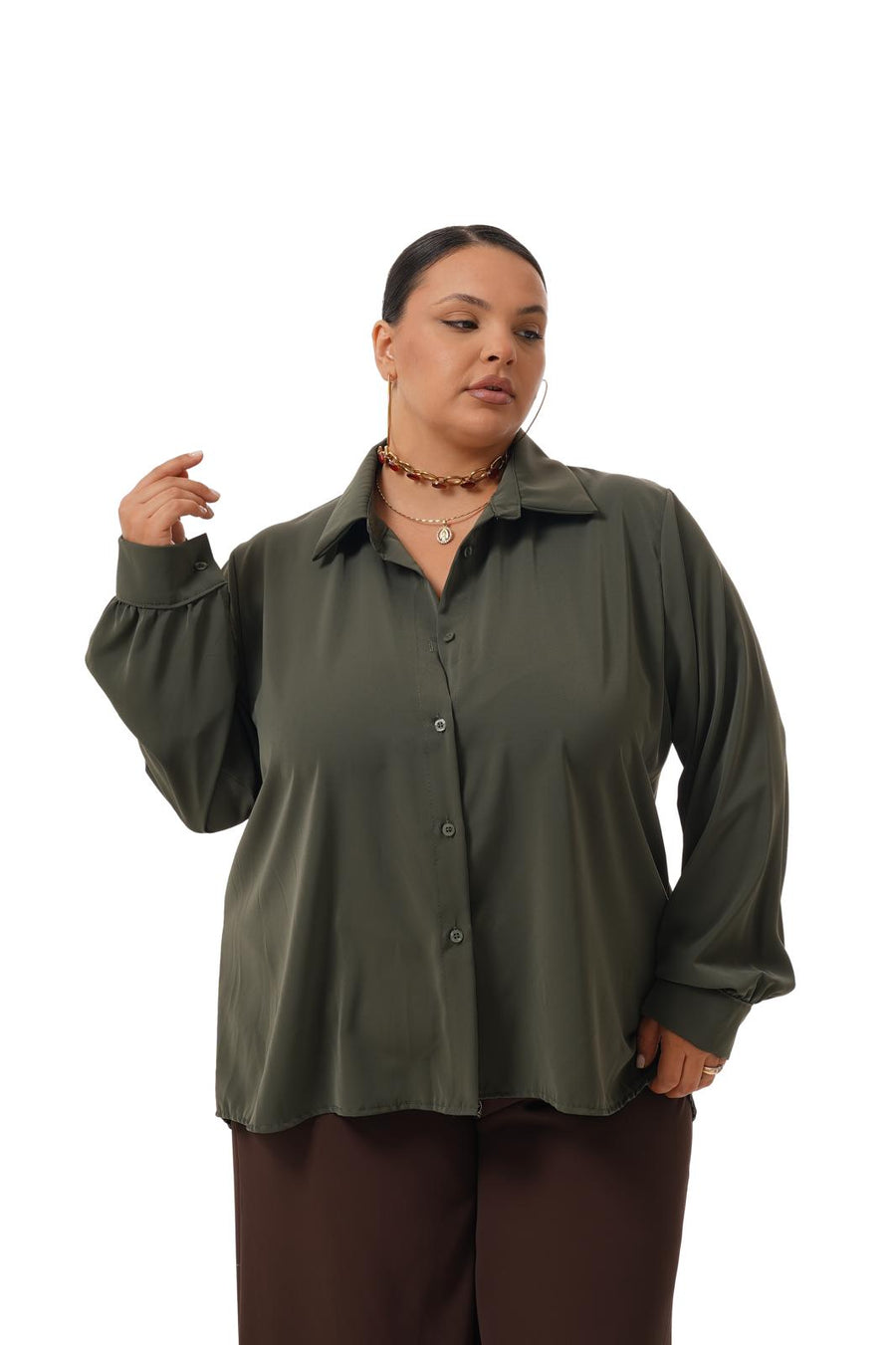 Camicia Honey Verde