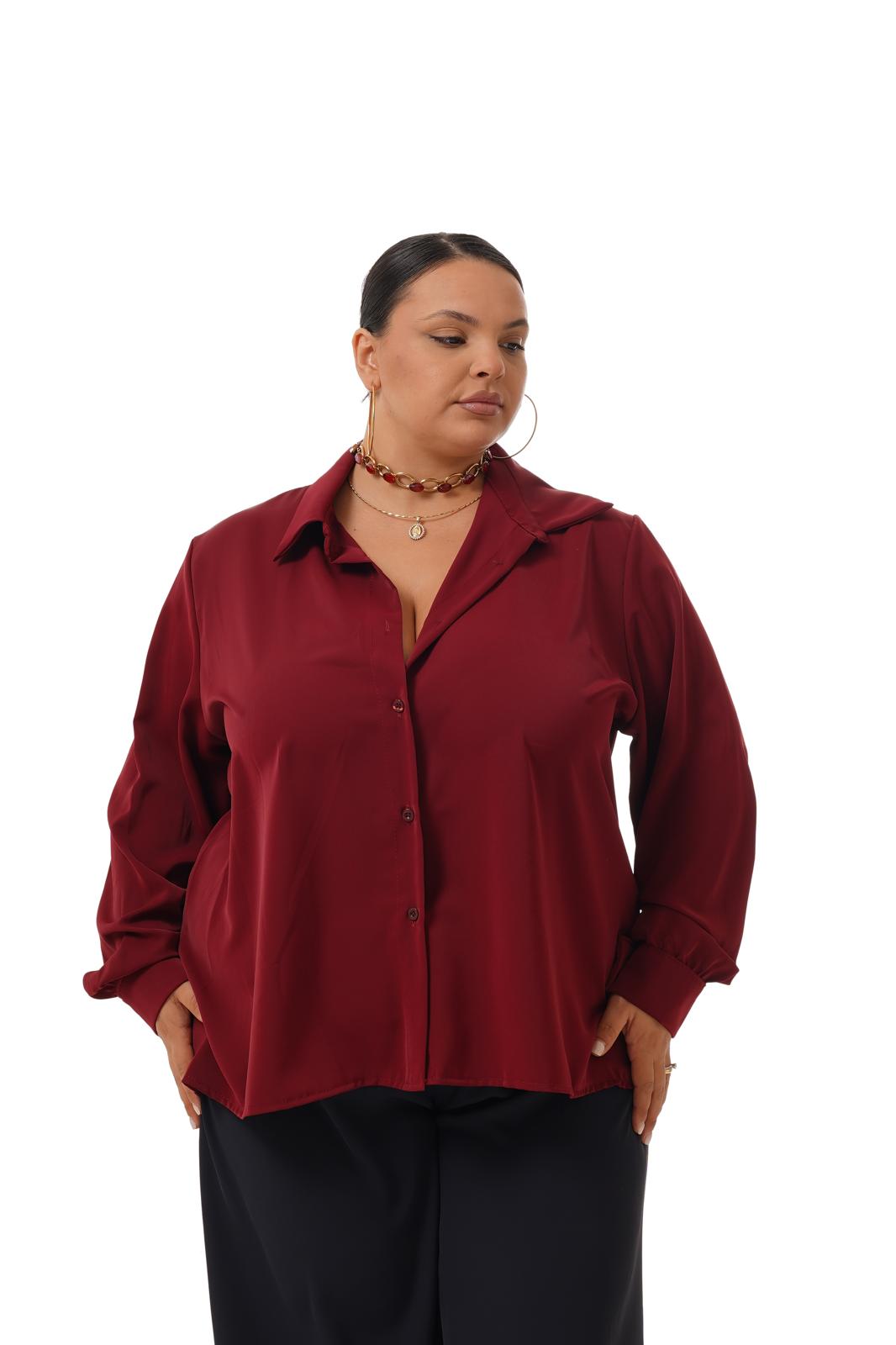 Camicia Honey Bordeaux
