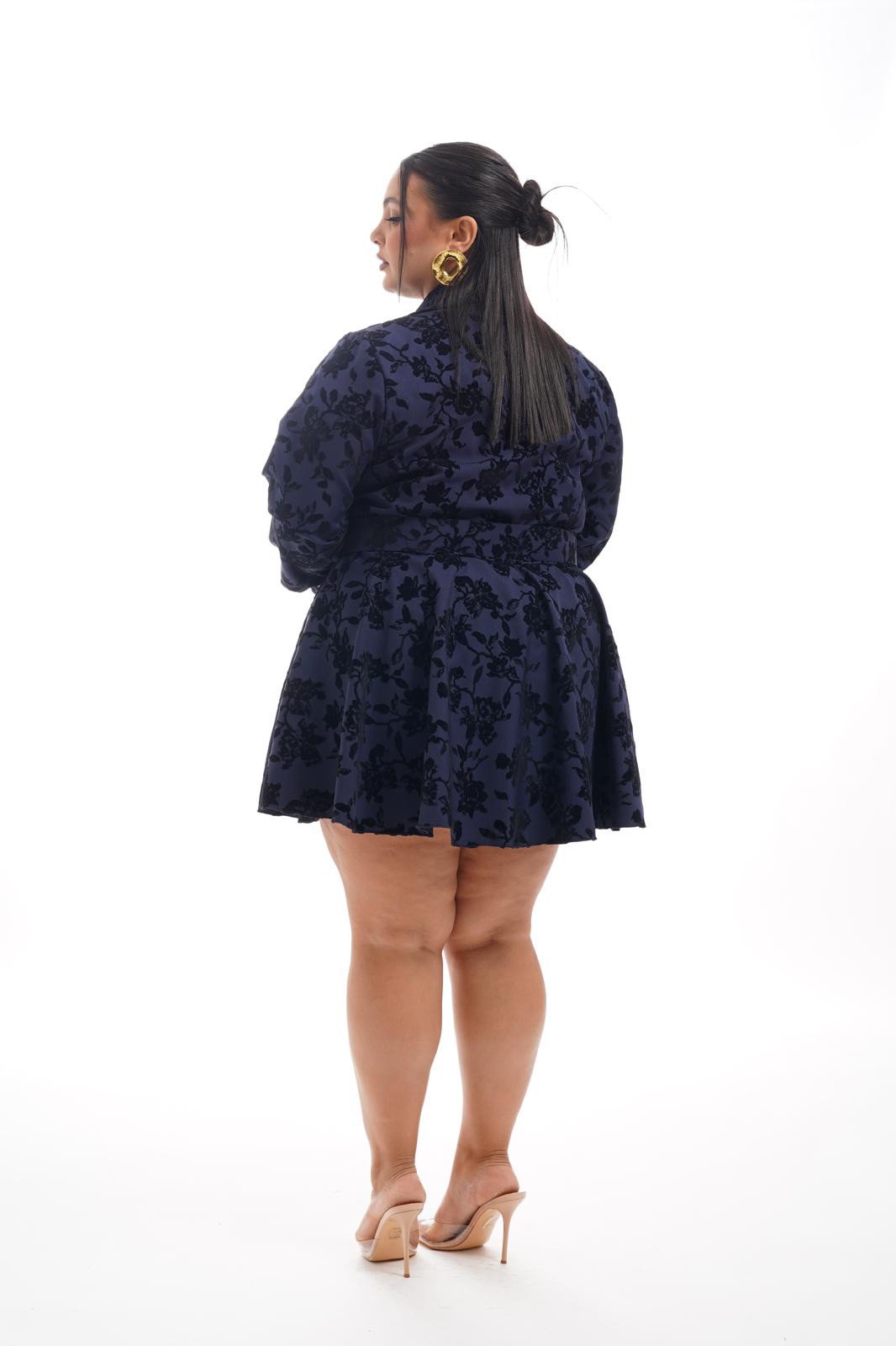 Tutina Day Damascata Blu