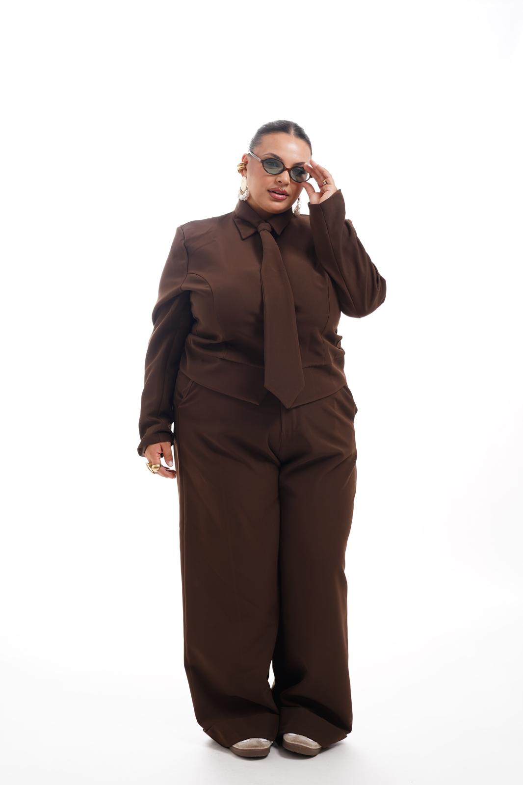 Coordinato Office Marrone