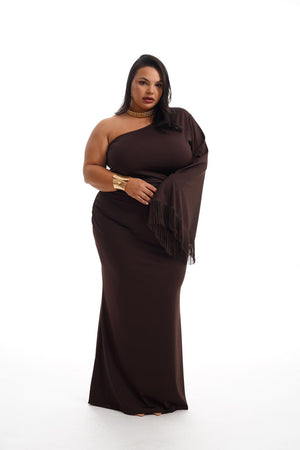 Dress Serafina Marrone