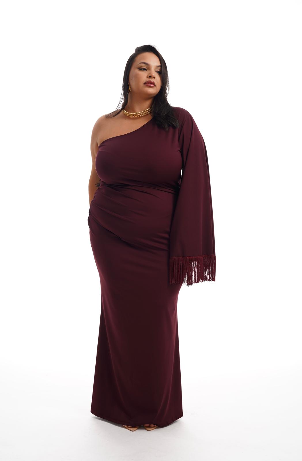 Dress Serafina Bordeaux