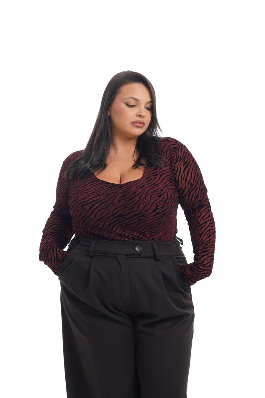 Body Zebrato Bordeaux