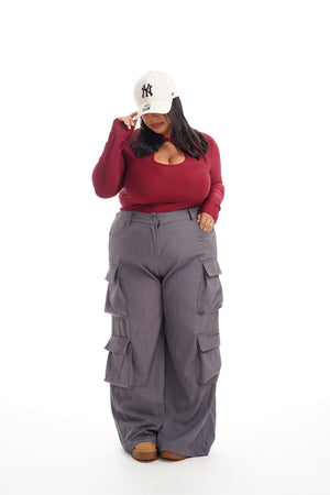 Cargo Hip-Hop Grigio