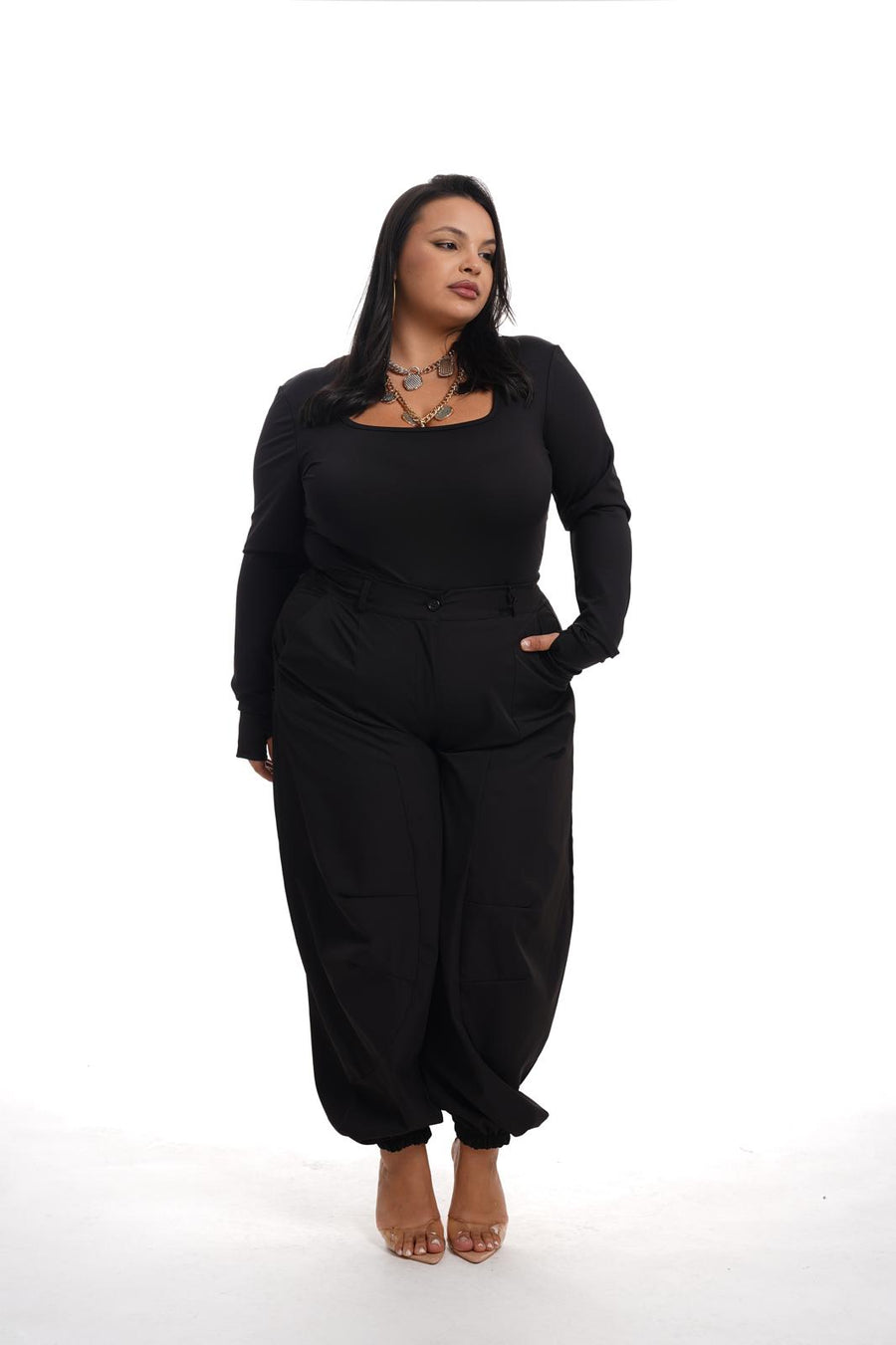 Pantalone Techno Nero