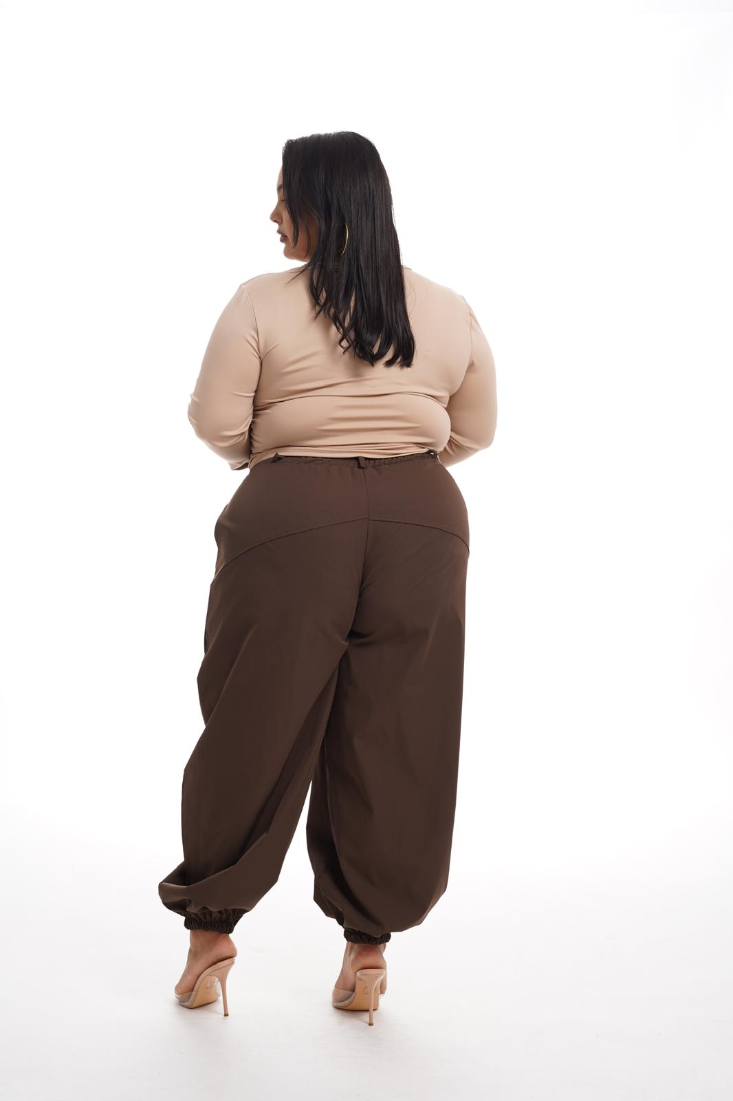 Pantalone Techno Marrone