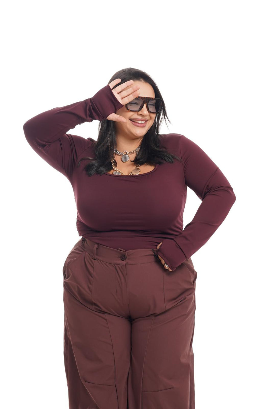 Maglia Maddy Bordeaux