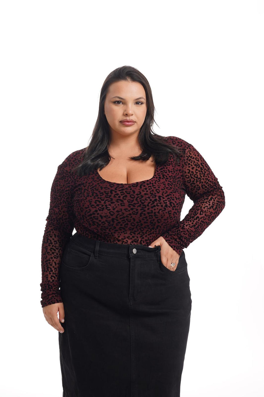 Body Maculato Bordeaux