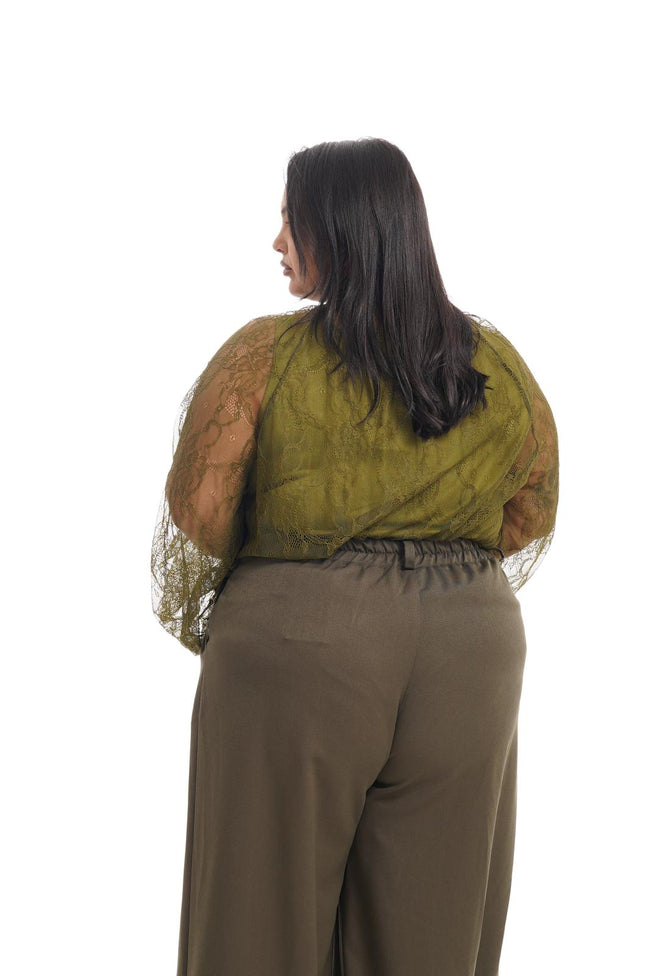 Blusa Semitrasparente Elegant Verde