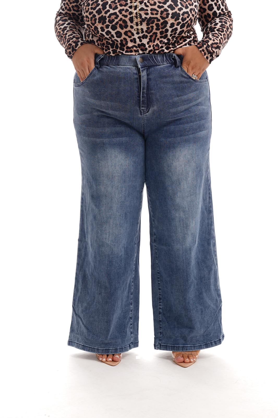 Jeans A Palazzo Sfumato