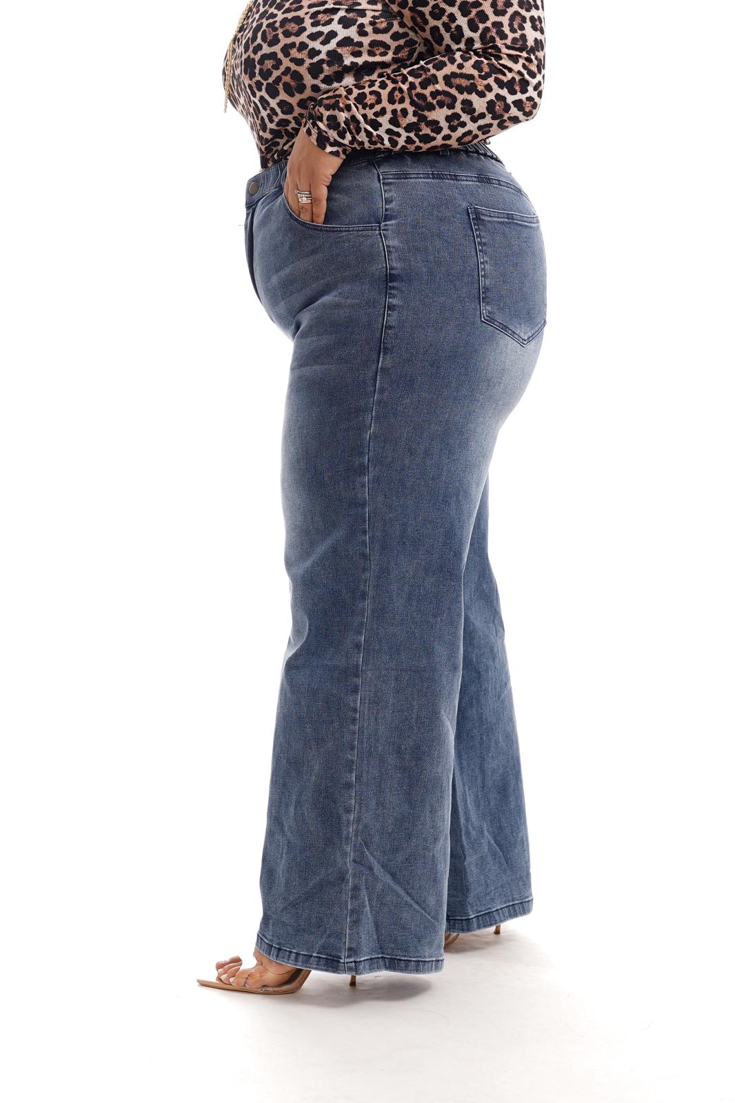 Jeans A Palazzo Sfumato