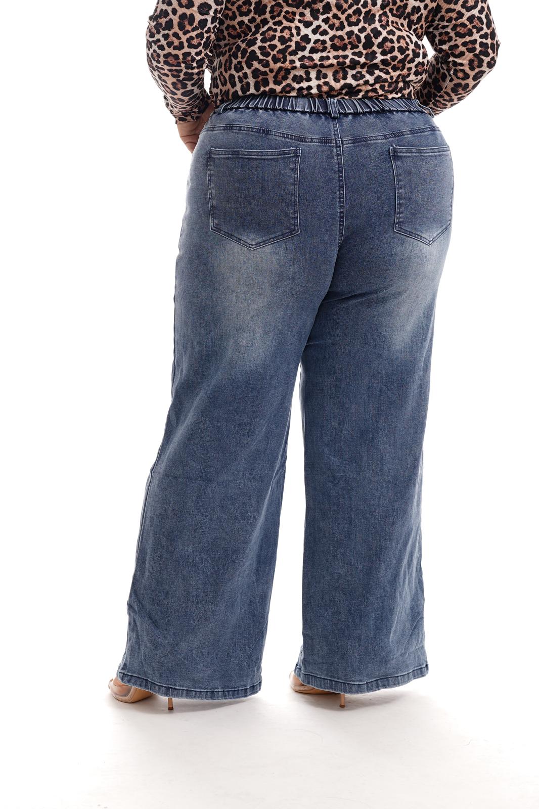 Jeans A Palazzo Sfumato