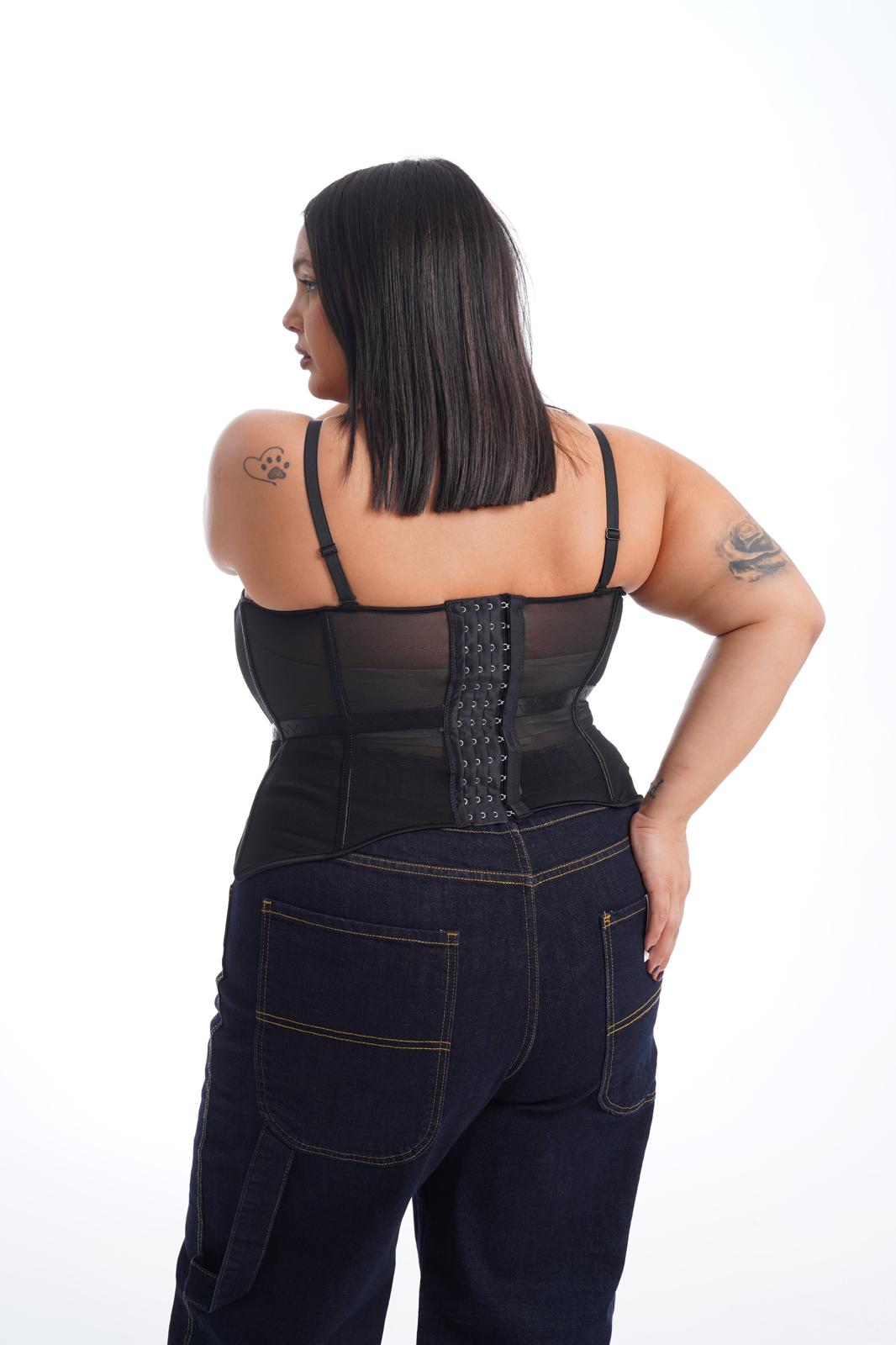 Corsetto Steccato Nero
