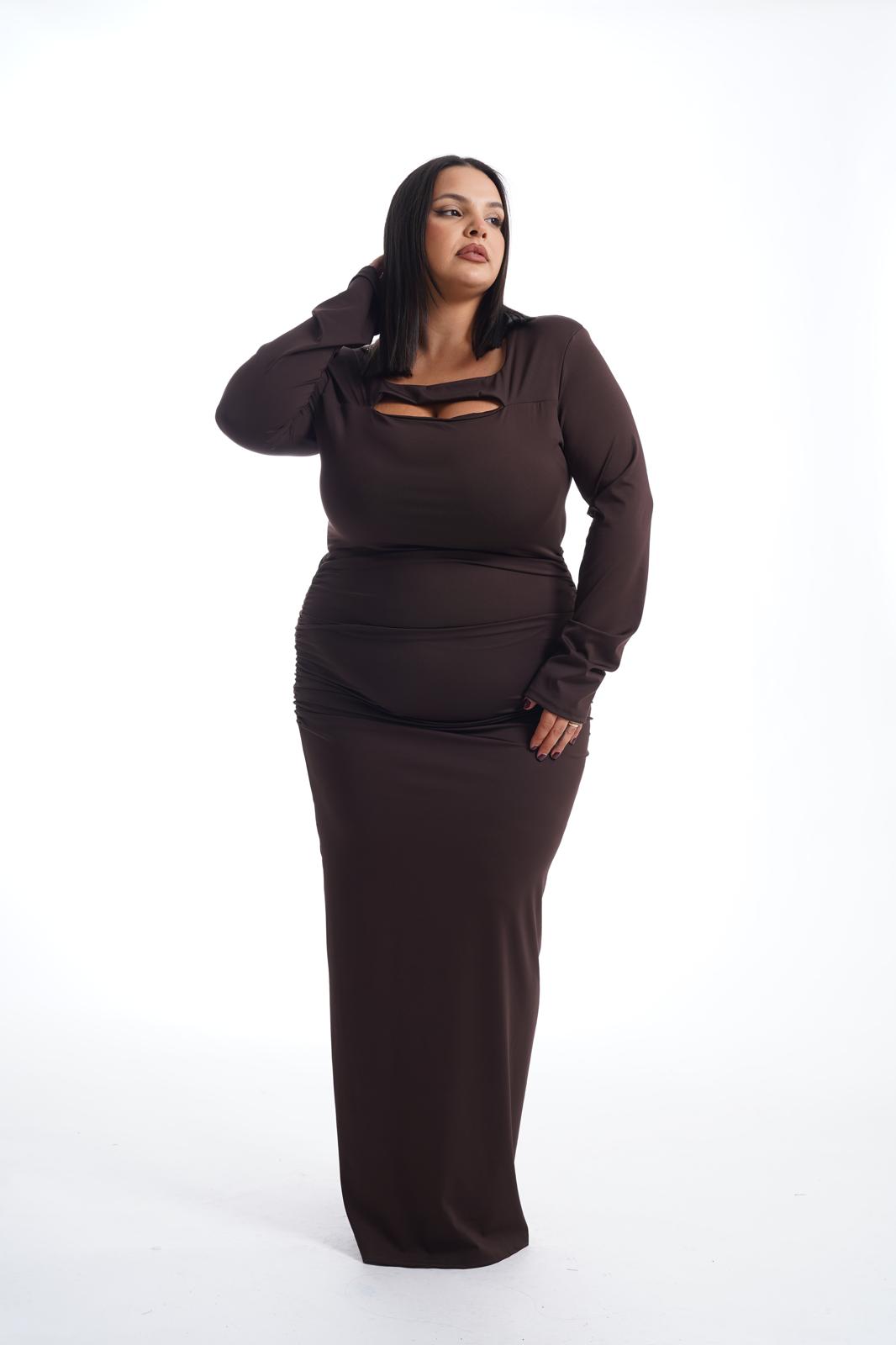 Dress Magnifique Marrone