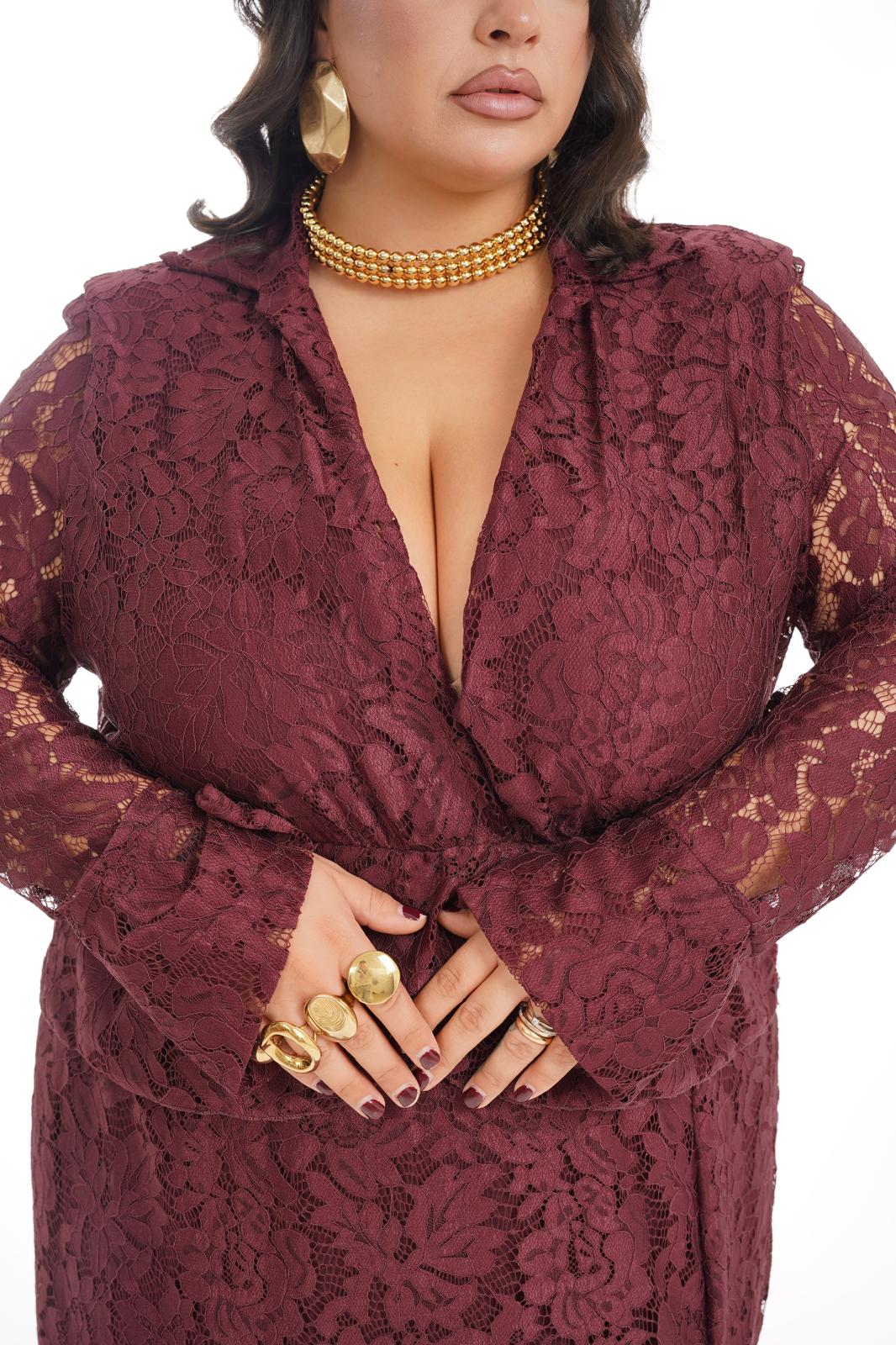 Abito Morgana Bordeaux