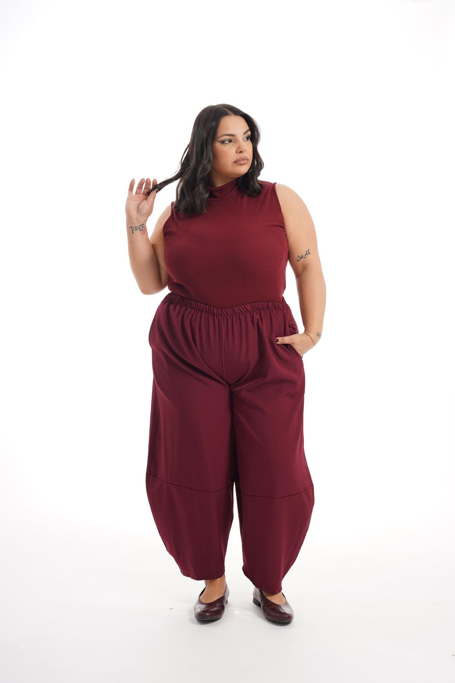 Pantalone Aladin Bordeaux
