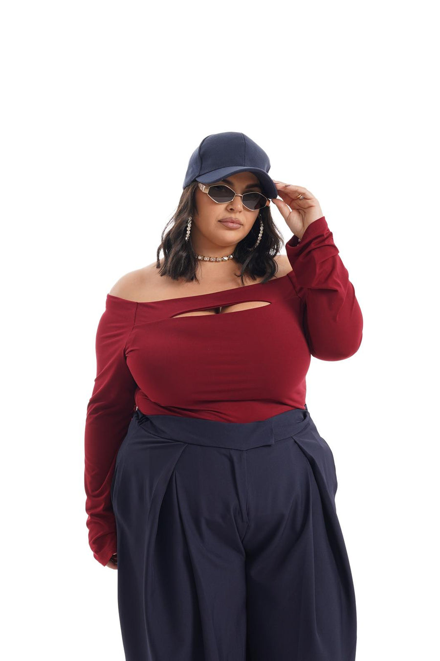 Maglia Sole Bordeaux