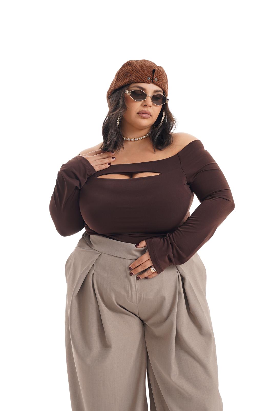 Maglia Sole Marrone