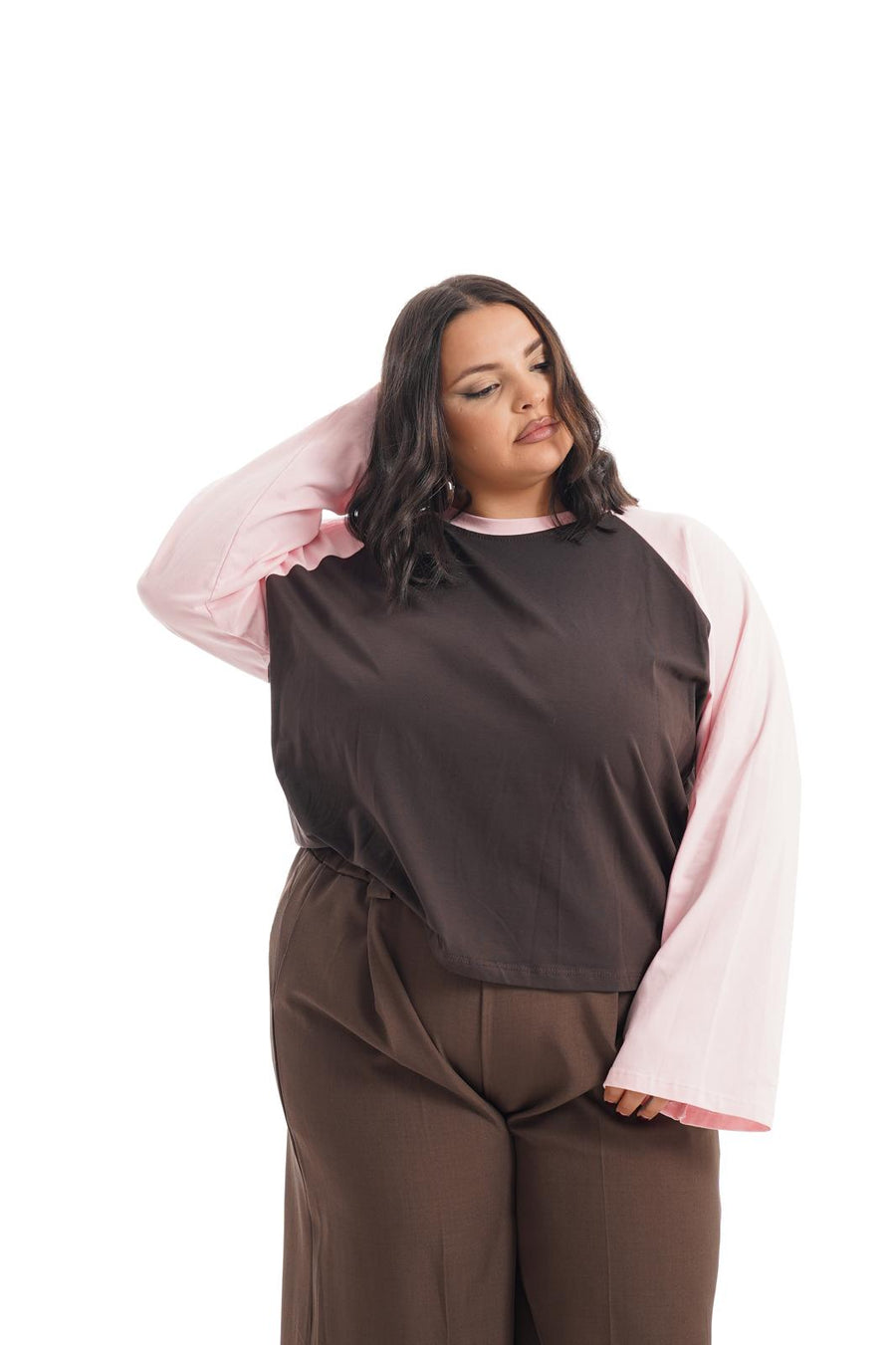 Maglia B-Color Rosa\Marrone