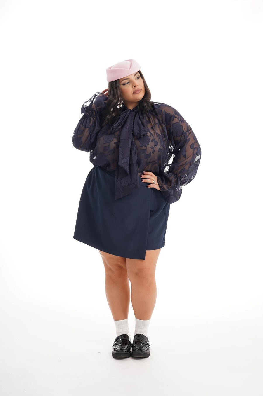 Blusa Outfit Blu