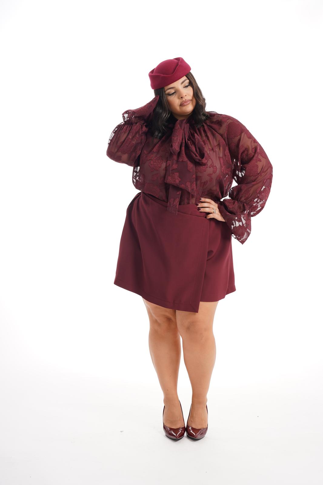 Blusa Outfit Bordeaux