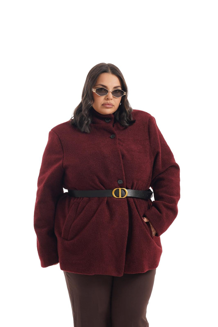 Cappotto Snow Bordeaux