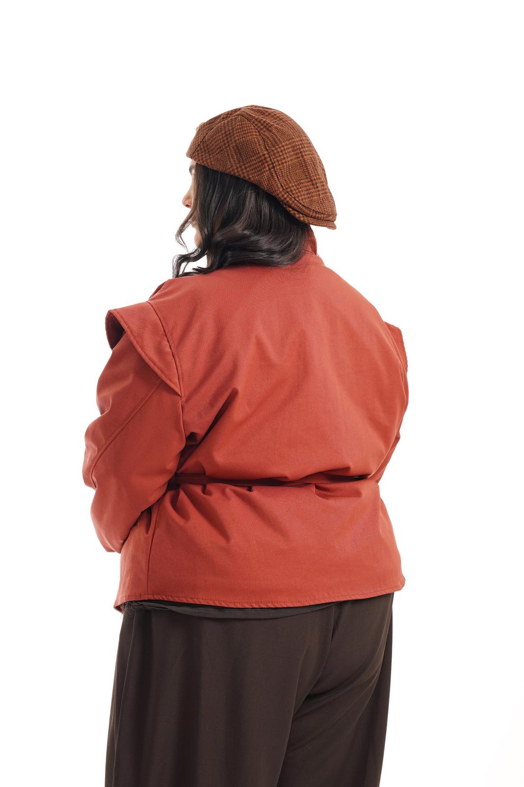 Trench Crop Treccia Ruggine
