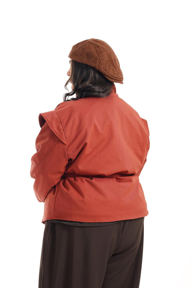 Trench Crop Treccia Ruggine