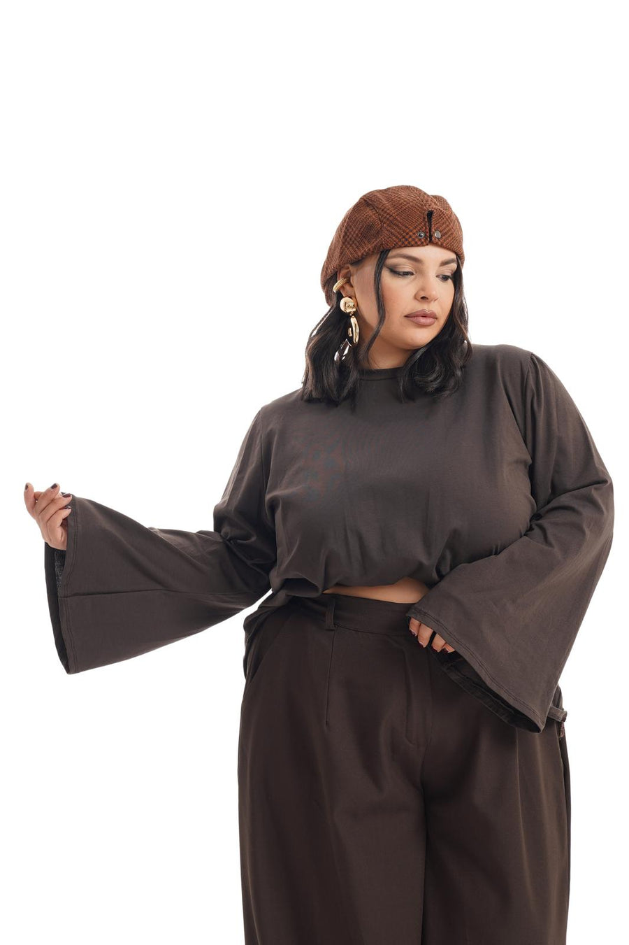 Maglia Long Sliv Marrone