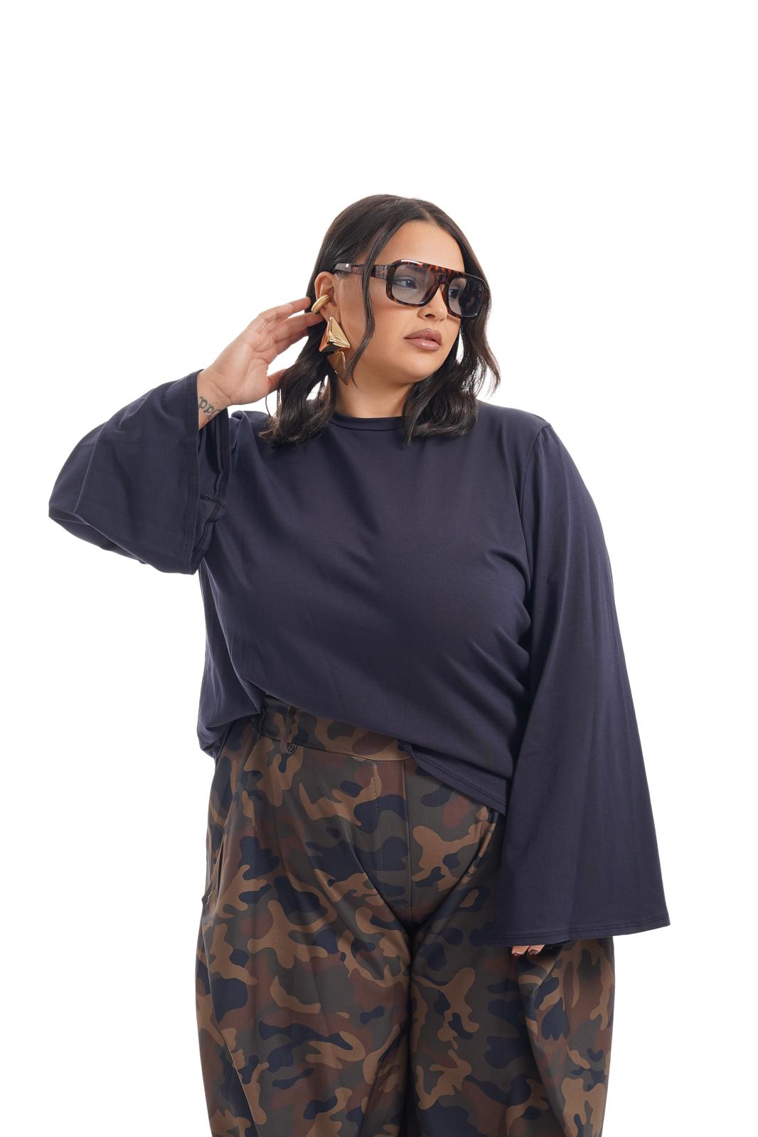 Maglia Long Sliv Blu