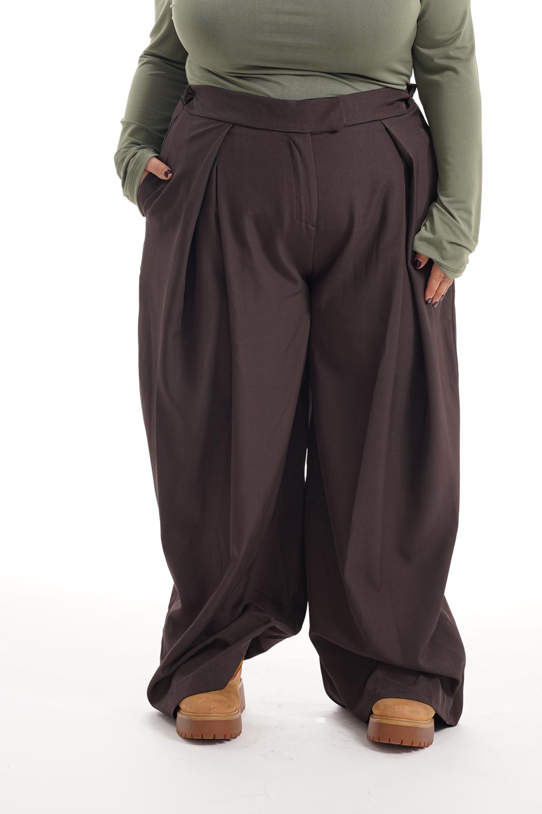 Pantalone Victoria Marrone